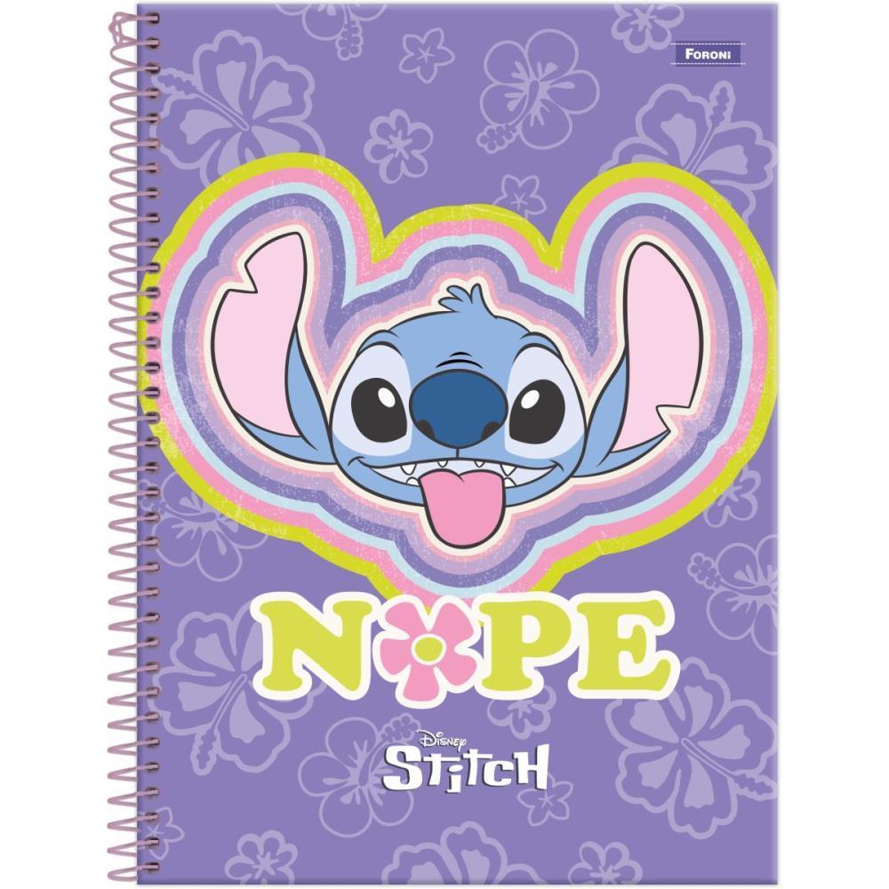 Caderno 01X1 Capa Dura STITCH 80FLS.