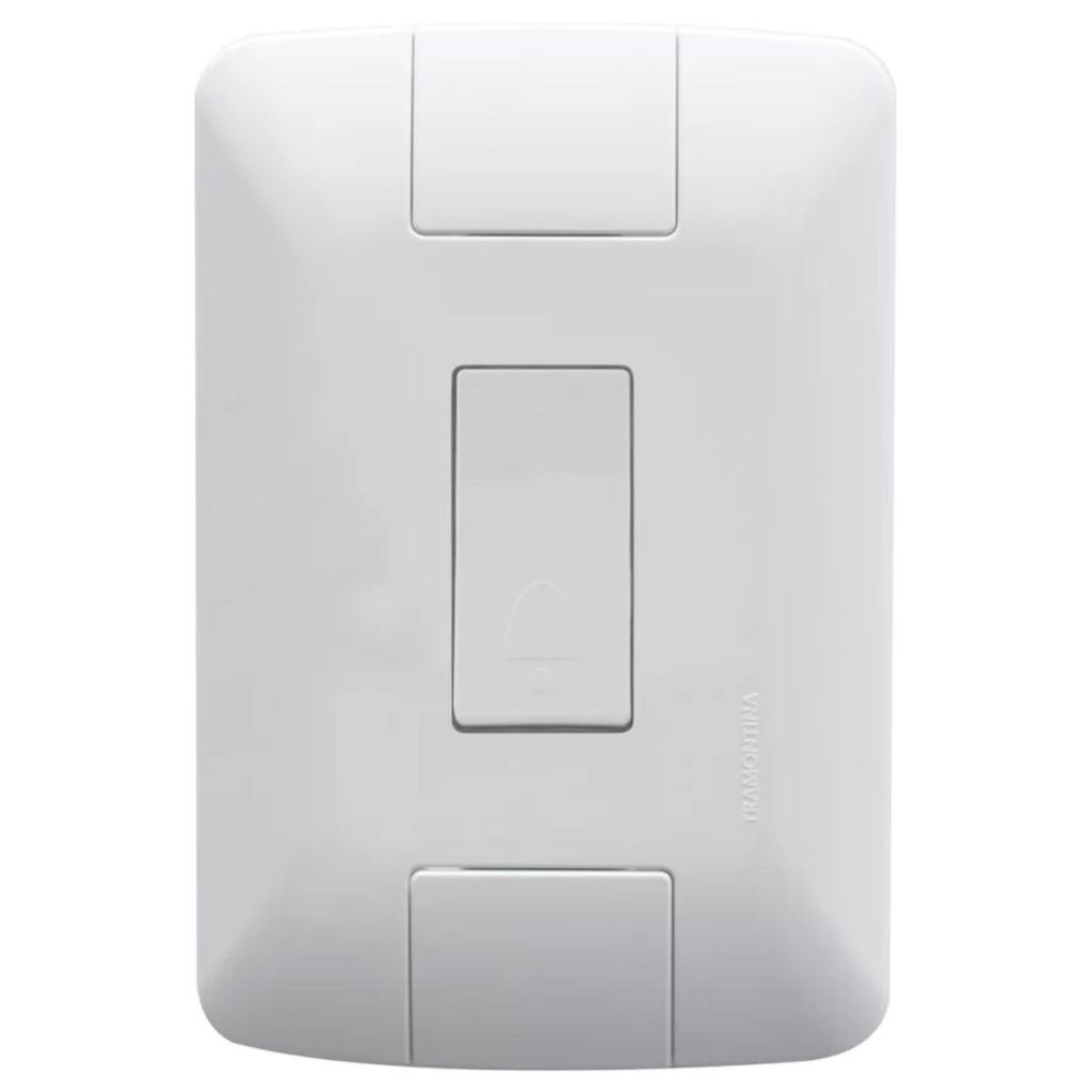 Pulsador para Campainha Tramontina 6A Branco – Instalação Prática e Segura