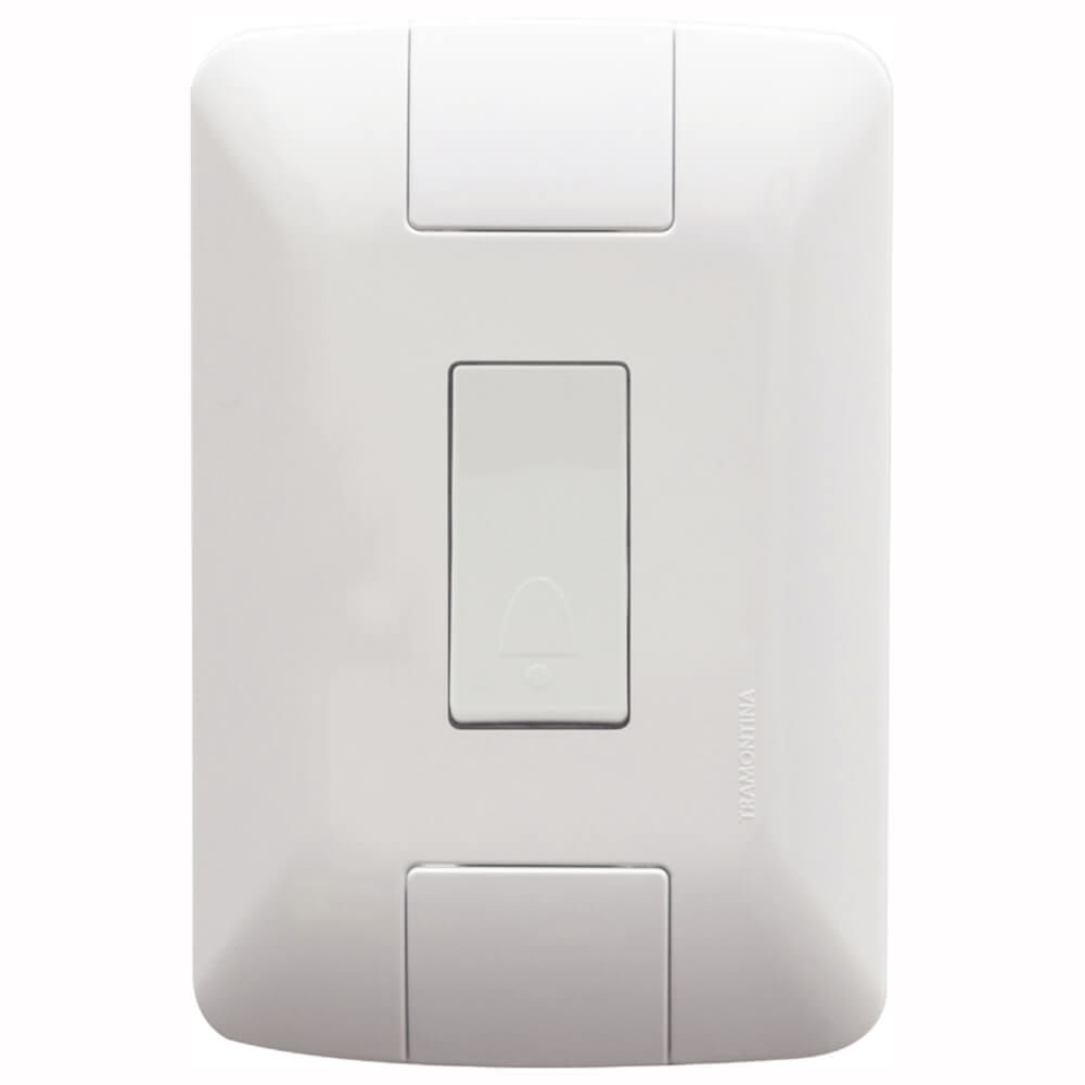 Conjunto Pulsador de Campainha 4x2 6 Amperes 250 Volts Aria - 57241007 - TRAMONTINA