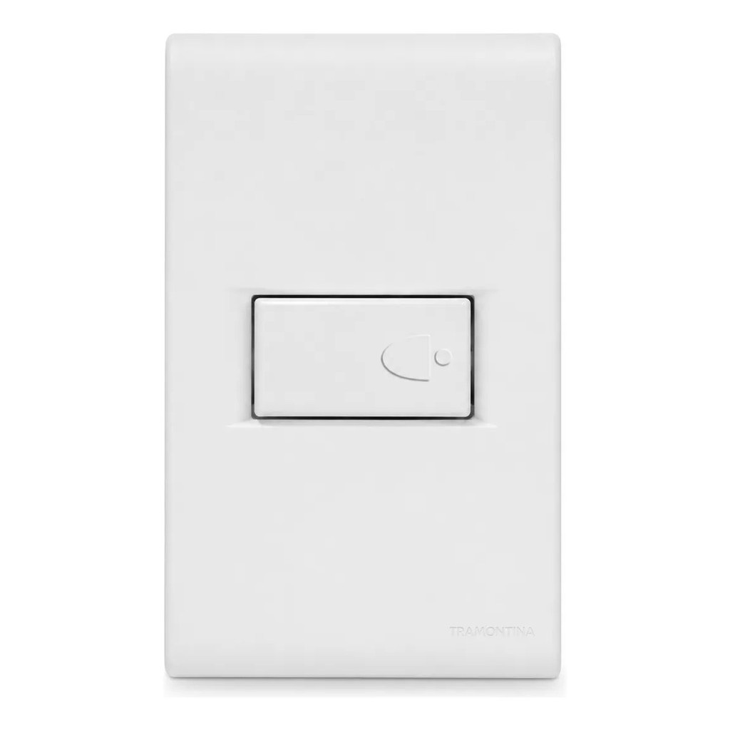Interruptor Pulsador Campainha Tramontina Liz 4x2 Branco