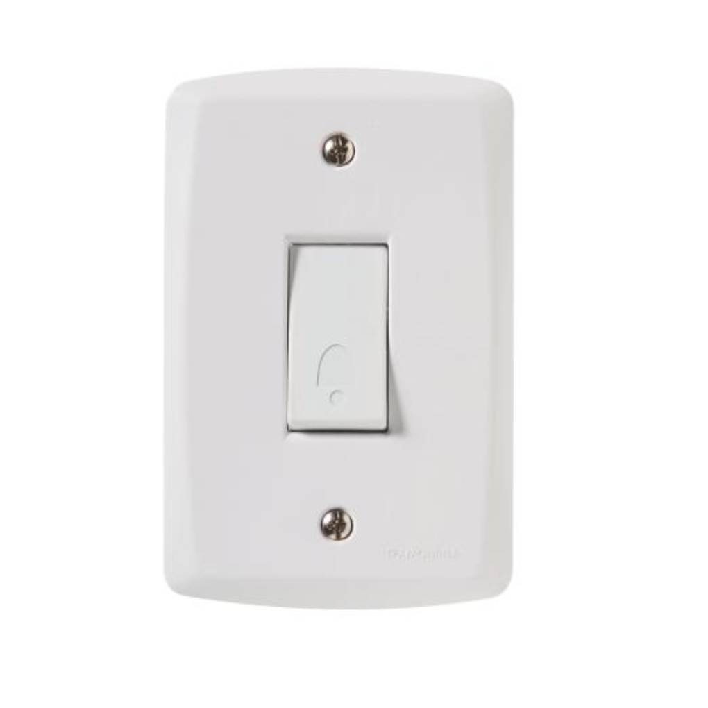 INTERRUPTOR 1 SEÇÃO CAMPAINHA BRANCO LUX2 - TRAMONTINA ELETRIK