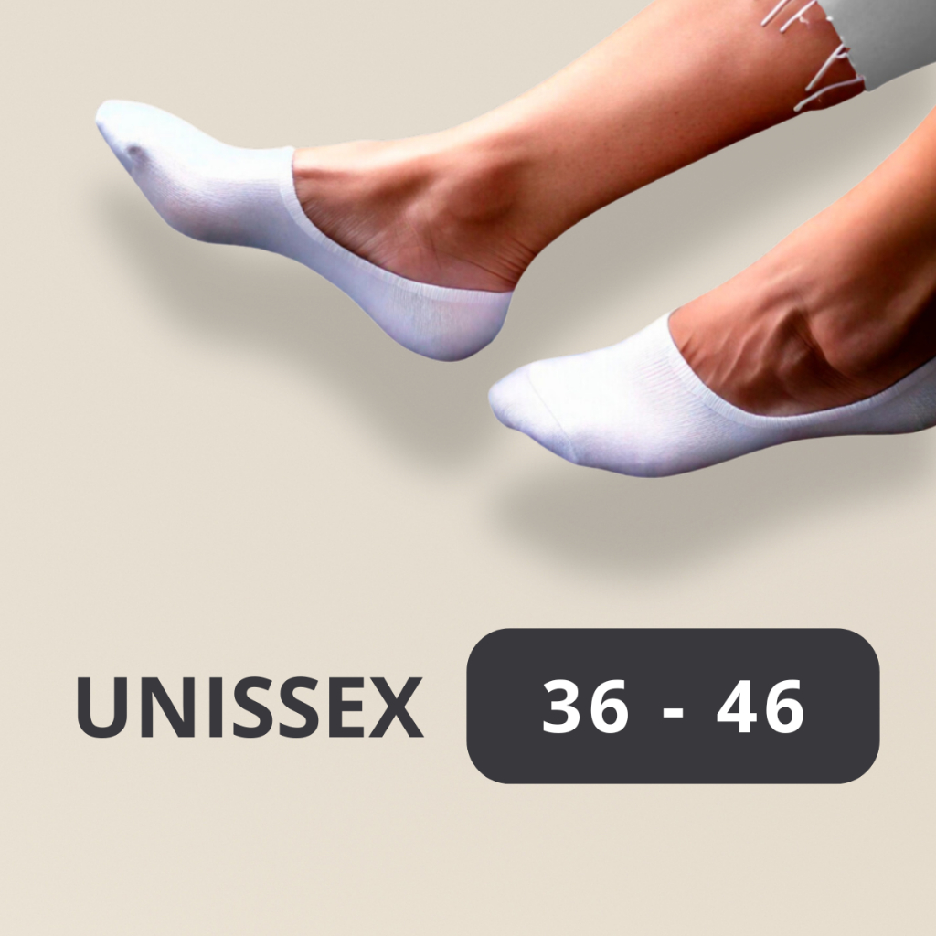 Kit 3 Pares Meia Invisível Unissex Soquete Curta