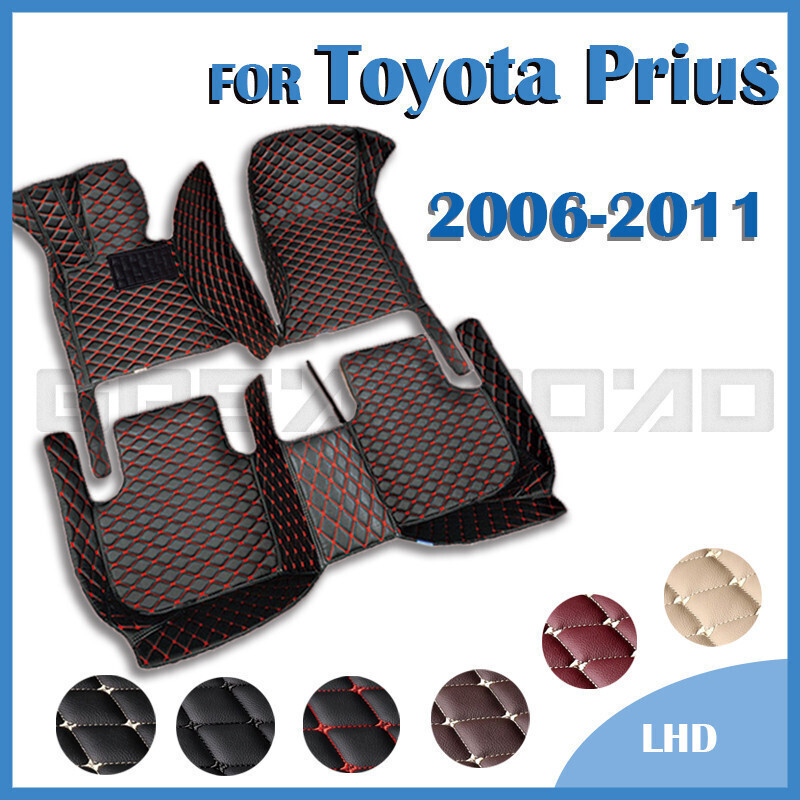 Tapetes De Carro Para Toyota Prius 2006 2007 2008 2009 2010 2011 Almofadas De Pé Personalizadas Capa De Tapete De Automó