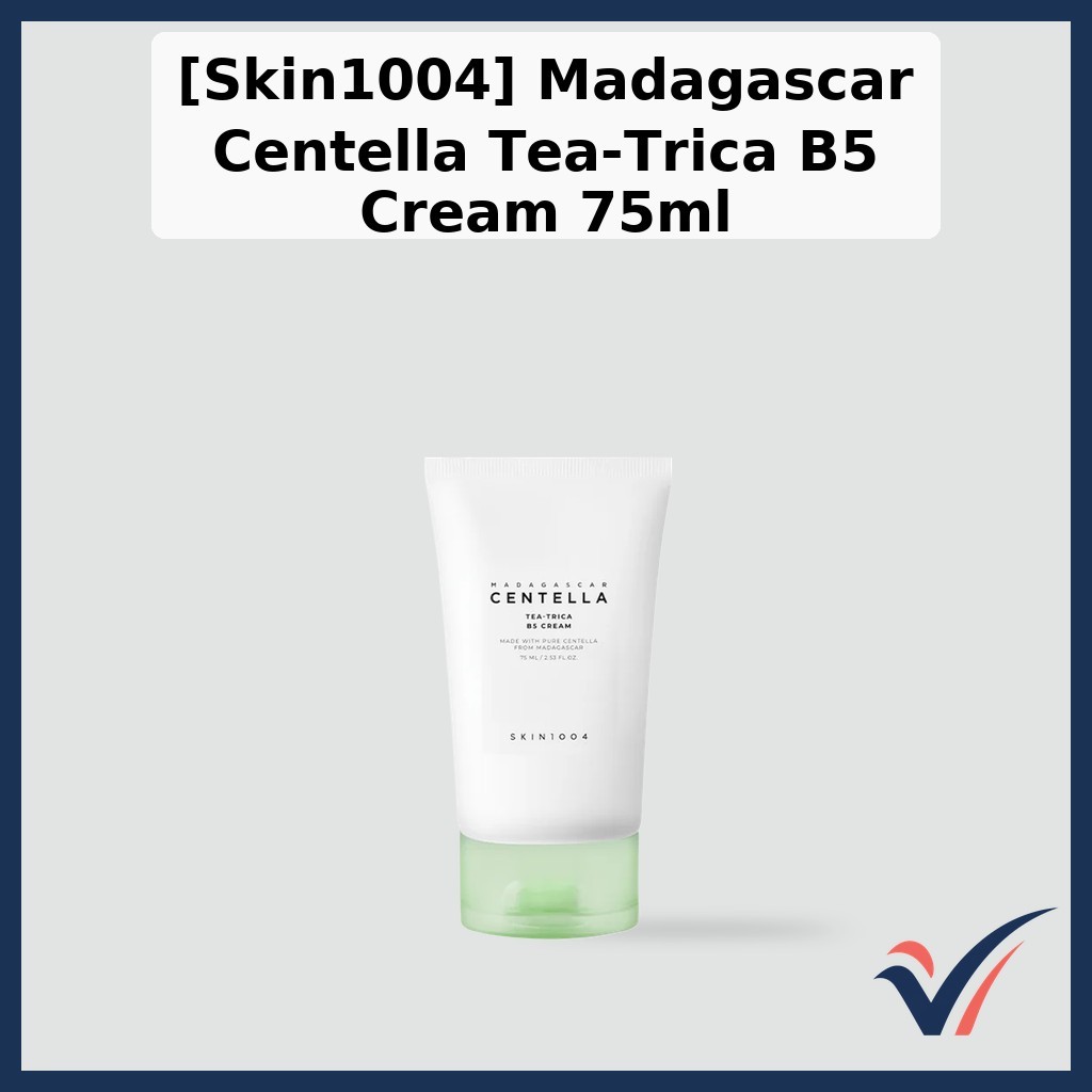 [Skin1004] Madagascar Centella Tea-Trica B5 Creme 75ml/Hidratante Coreano/Extrato De Tree Da vibepick