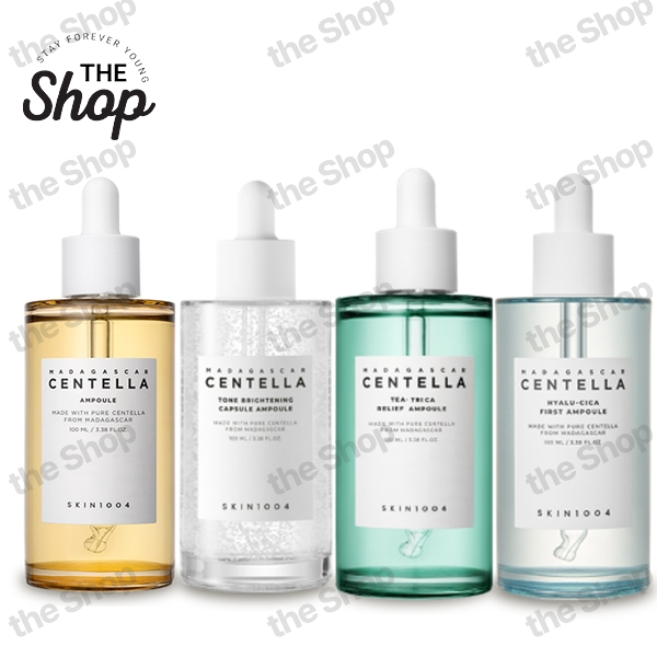 [SKIN1004] Madagascar Centella Ampoule Série 100ml (4 Opções) Tea-Trica , Cápsula Iluminadora
