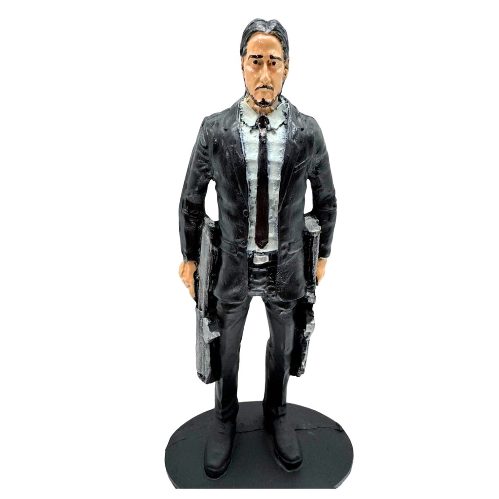 Estátua Boneco Action Figure John Wick Resina Geek