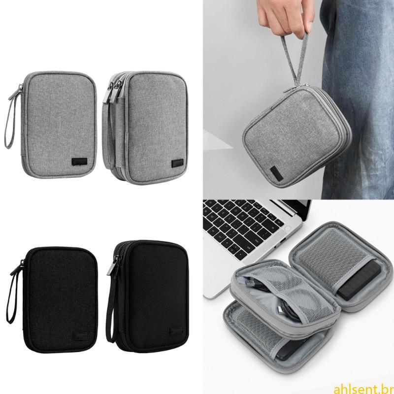 Todo O Disco Rígido Interior Macio Caso Proteger Power Banks Saco Armazenamento