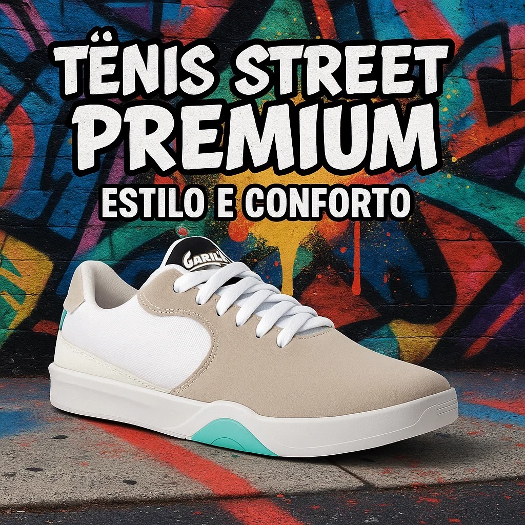 Tênis Masculino Casual Sneakers Estilo Skate Leve Confortável Lançamento Urbano 2025 38-43