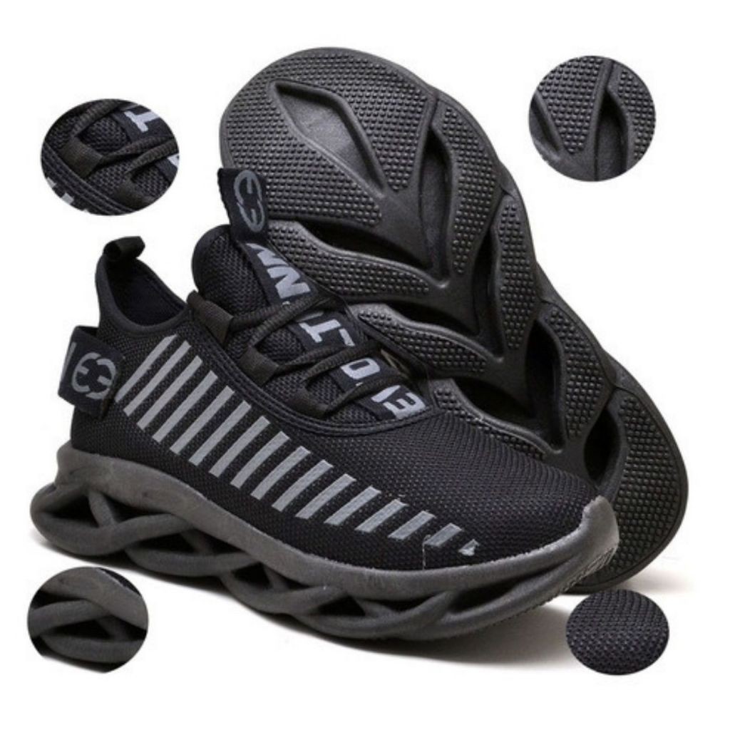 Tênis Feminino Masculino Unissex Sola Trançada Esportivo Academia Corrida Caminhada Conforto e Estilo EVA