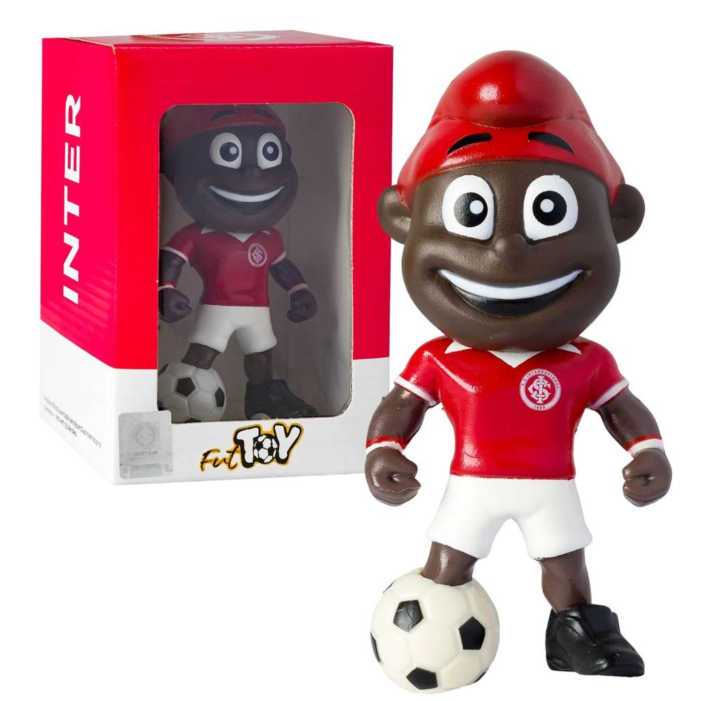 Boneco Saci Sport Club Internacional Mascote Rolo Compressor De Futebol Oficial Fut Toy Articulado Coleção Clube Time