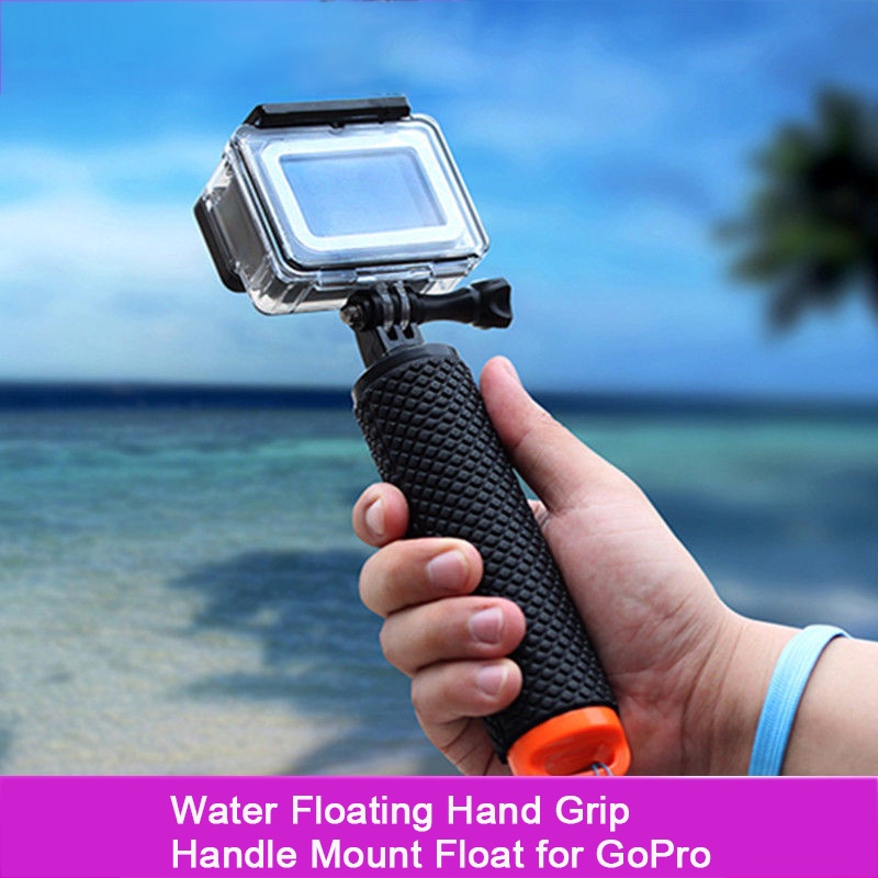 Novo Novo [ESTOQUE PRONTO] Suporte Flutuante de Mão para Câmera GoPro Hero - Acessórios de Flutuação com Bastão de