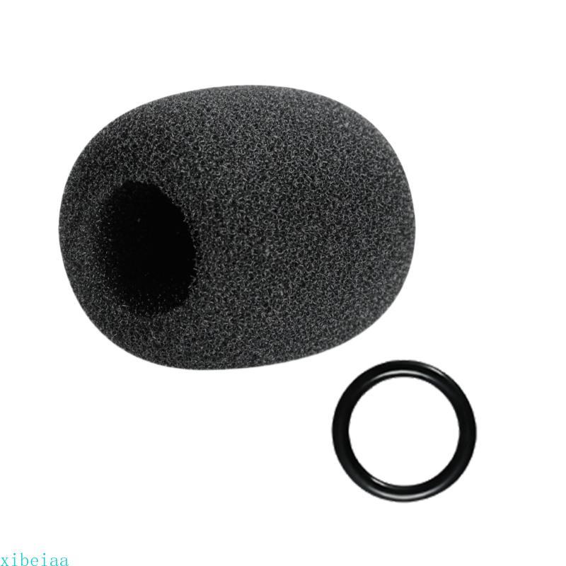 xibeiaa Microfone Capa Círculo Silicone Para A30 A10 Fácil Instalação Acessórios Fone Ouvido Avi