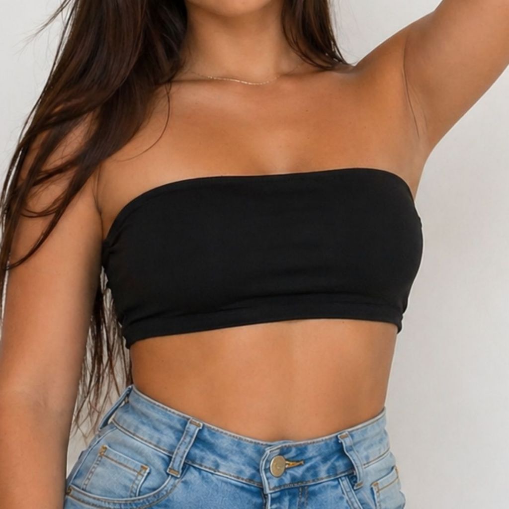 TOP FAIXA LYCRA/SUPLEX SEM BOJO TAM:P, M, G, e GG