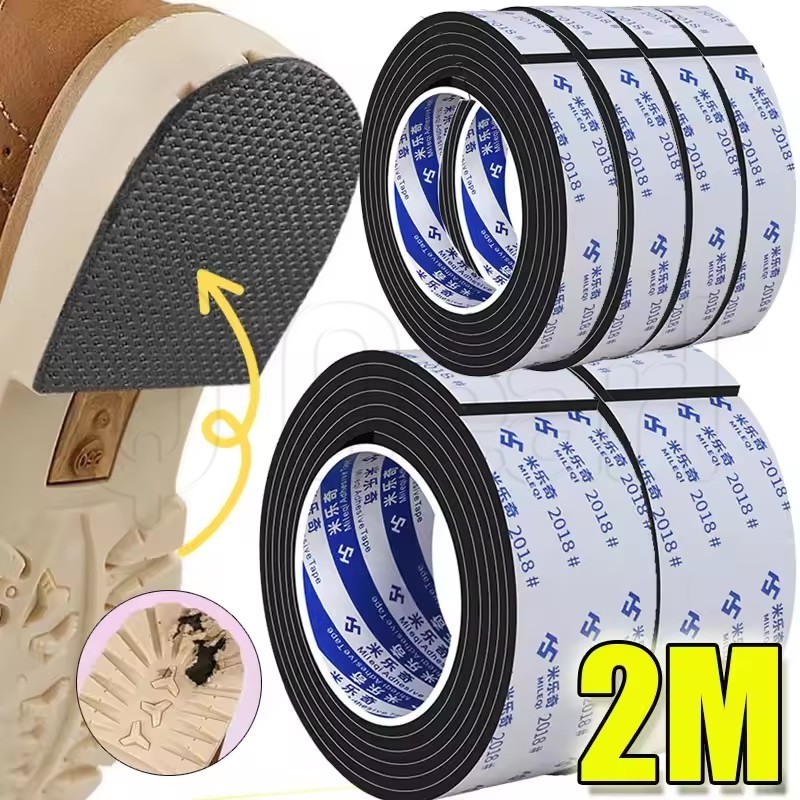 Adesivo Antiderrapante De Sola De 5 Unidades 2M/Rolo-Tapete Protetor Esponja EVA-Fita Silenciosa Autoadesiva-, Cortável-