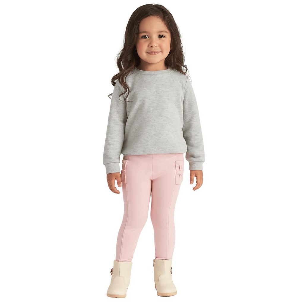 Calça Legging Infantil Menina em Molecotton Infanti