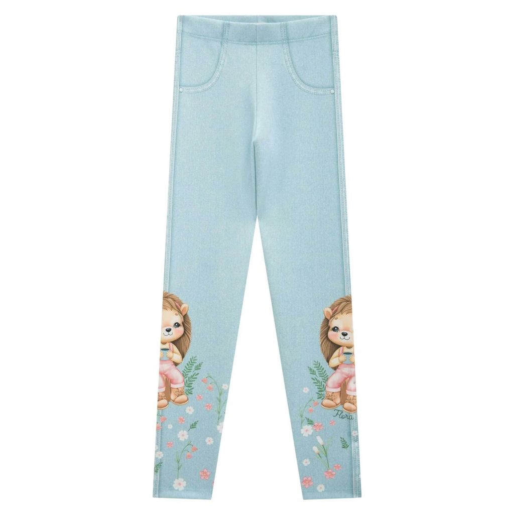 Calça Legging Menina Estampada Infanti