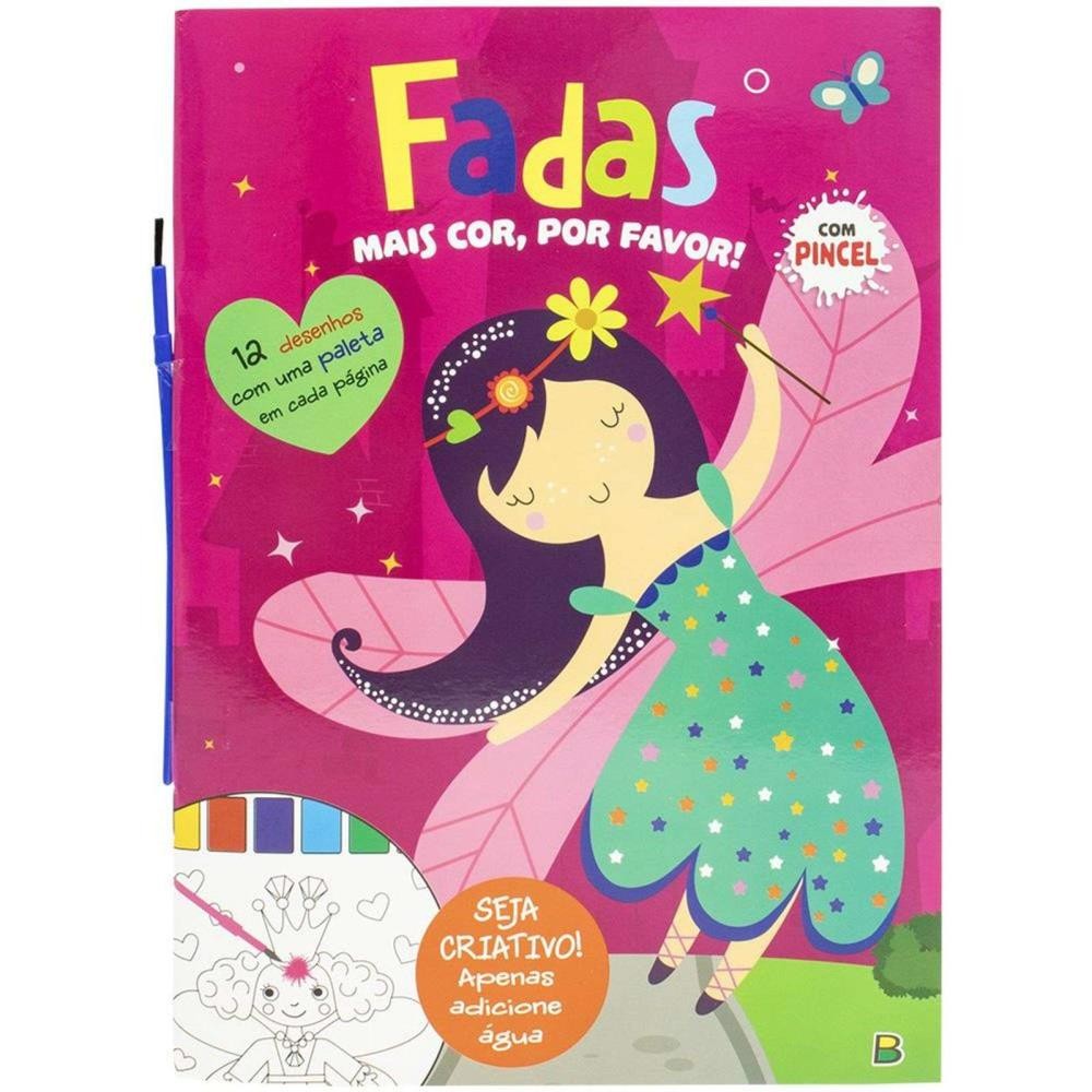 Livro Mais Cor Por Favor! Fadas