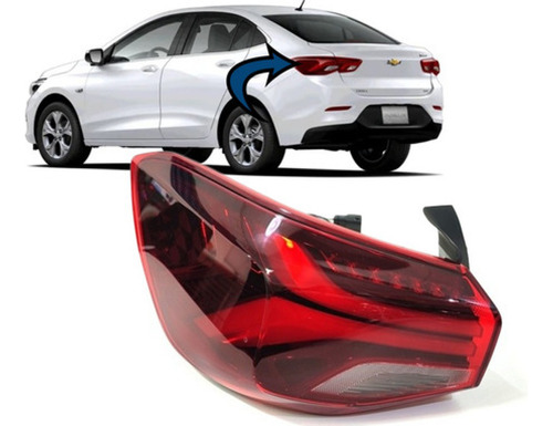 Lanterna Tras Onix Plus 2020 2021 2022 2023 Sedan Com Led