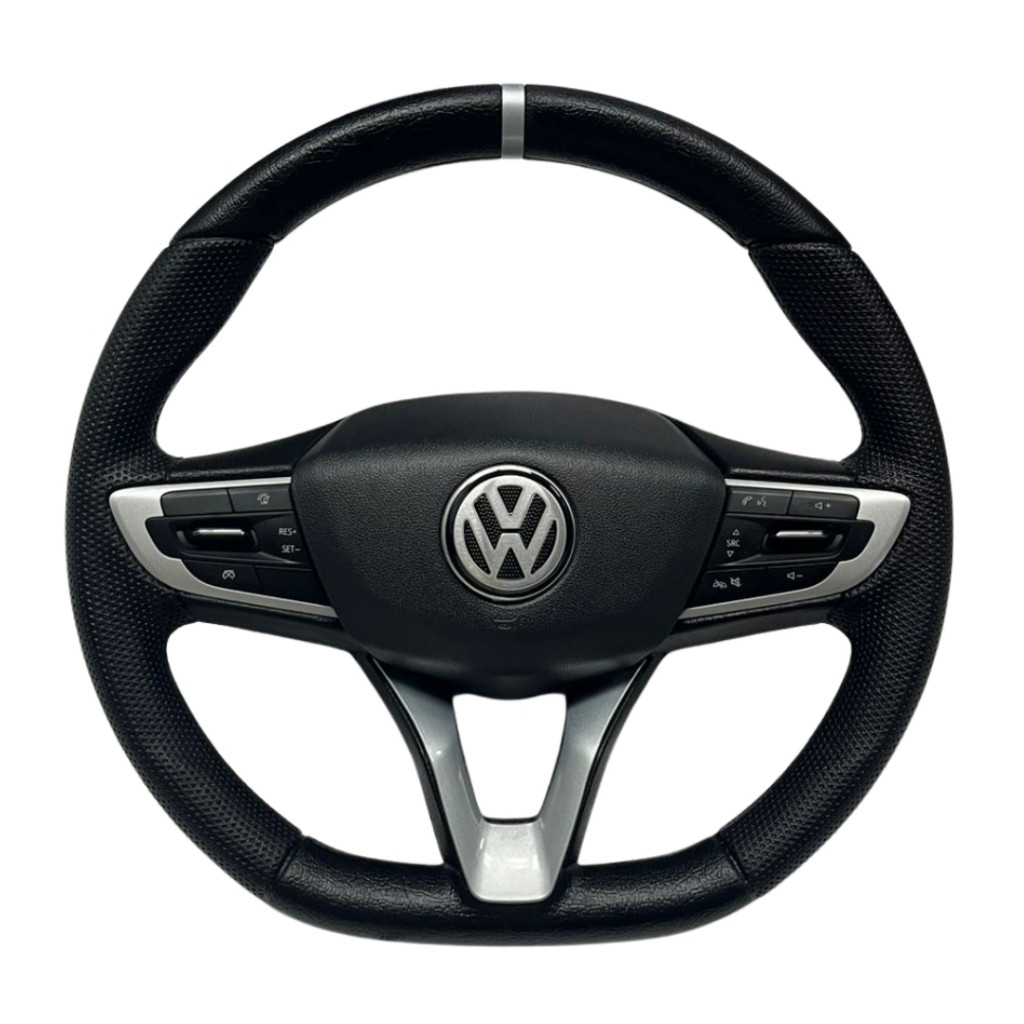 VOLANTE ESPORTIVO TRACKER COM LED  GOL G1 G2 G3 G4 G5 G6 G7 GOLF POLO FOX SAVEIRO VOYAGE PARATI SANTANA FUSCA