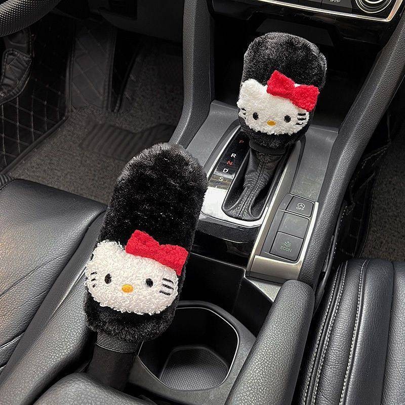 New car handbrake sleeve shift knob cover cartoon cute universal gear shift knob cover gear protective car interior 8svK