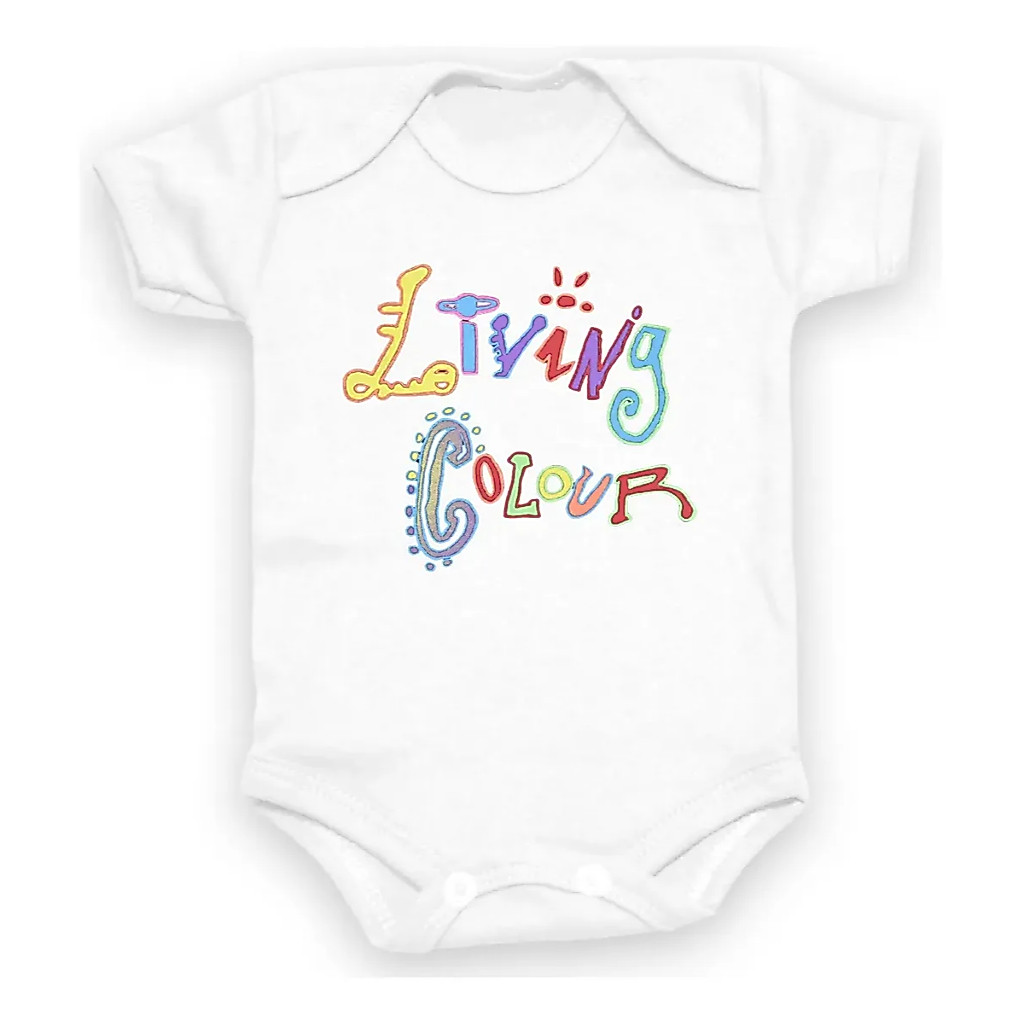 Body Roupa Bebe Banda Living Colour Hard Rock Metal Bori 1