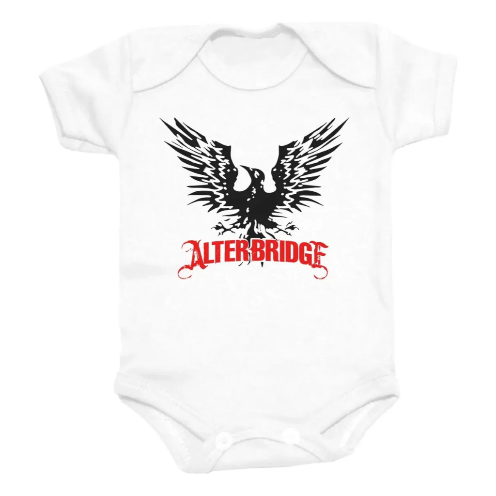 Body Roupinha Bebê Show Banda Alter Bridge Hard Rock Bori 2