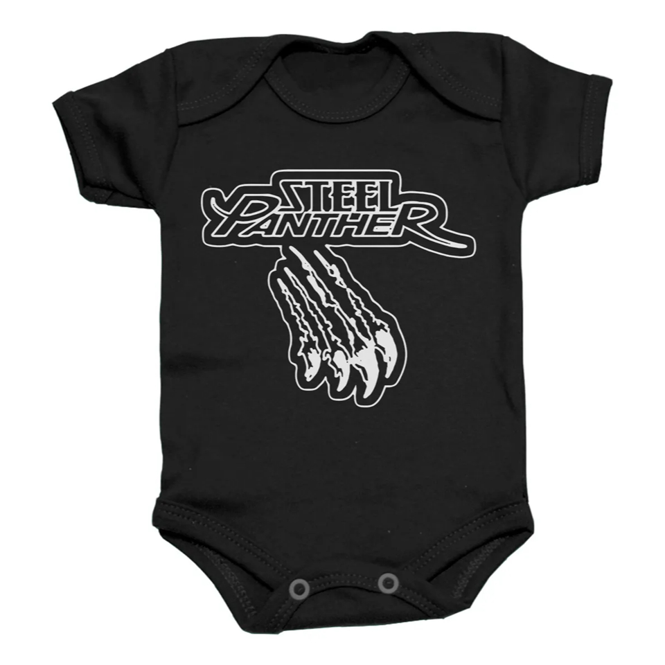 Body Roupinha Bebê Show Banda Steel Panther Hard Rock Bori 1
