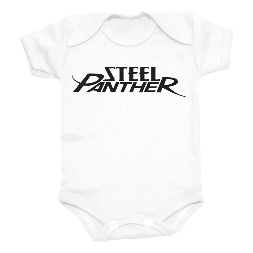 Body Roupinha Bebê Show Banda Steel Panther Hard Rock Bori 3