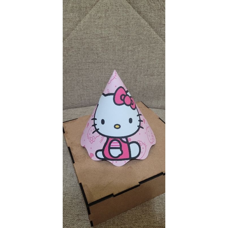 Hello Kitty chapéu de aniversário festa infantil