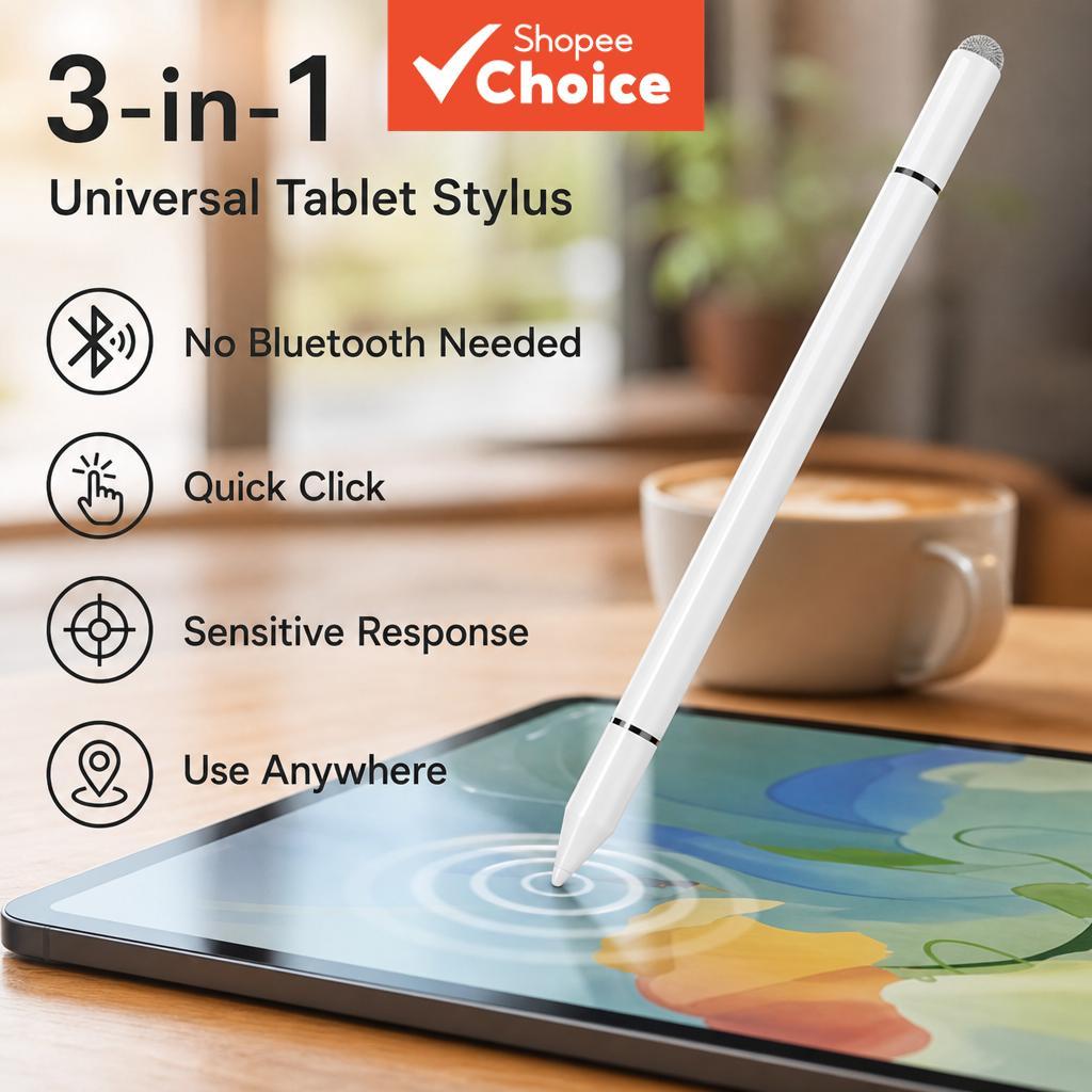 Caneta Stylus Universal Magnética Para Android iOS Tela Touch Capacitiva Para Celular, Tablet, iPhone, iPad, Caneta de