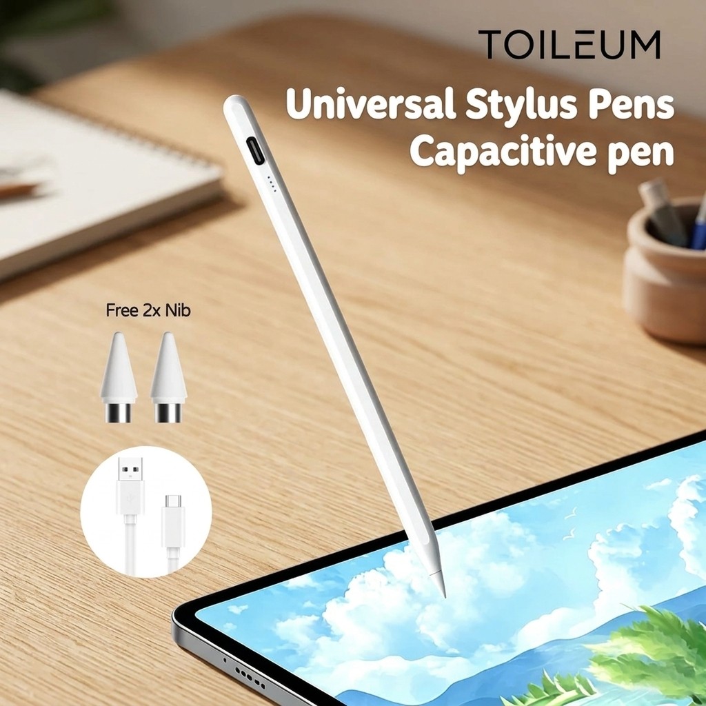 Caneta Stylus Universal Touch Screen Ponta Fina Para Tablet Celular Lápis Capacitivo iPad iPhone Android