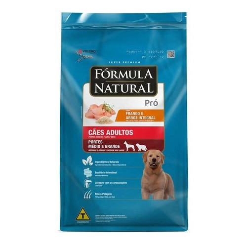 Racao Formula Natural Pro Adulto Racas Medias e Grandes 15kg
