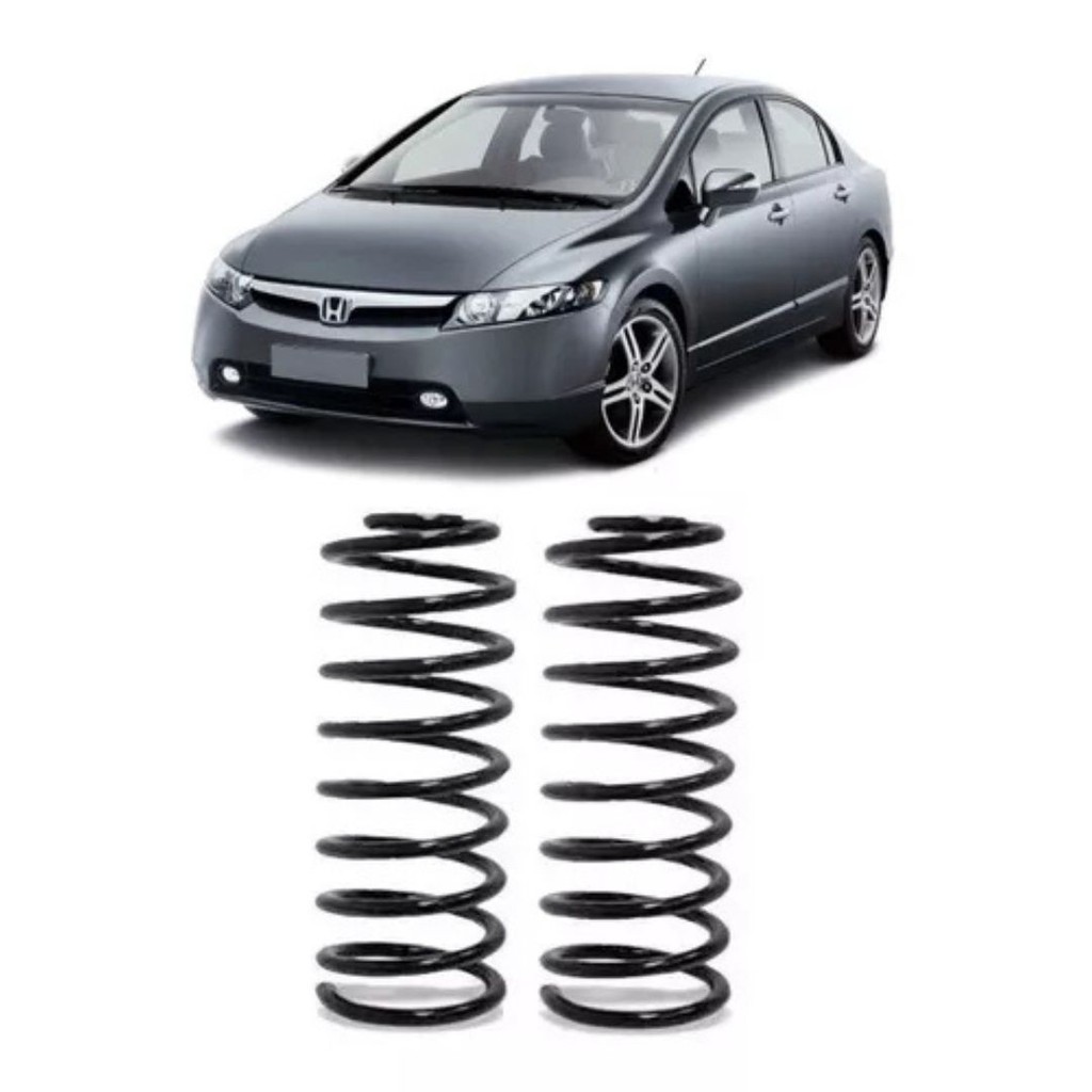 Par Mola Espiral Traseira Civic 1.8 2012/2016