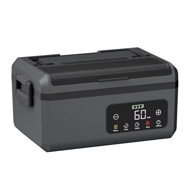 Cordless Heated Lunch Box 1300ML/1500ML, Waterless Self‑Heating Bento, 5‑Side Heating, Rechargeable 20000mAh/30000mAh