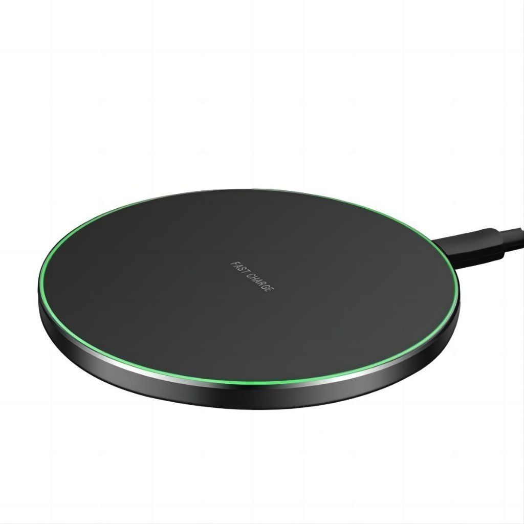 Carregador Sem Fio Rapido 15w Indução Sensor Mesa Turbo Fast Para Celular iPhone/Android Universal