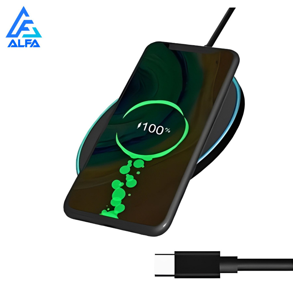 Carregador Sem Fio 15w Indução Sensor Mesa Turbo Fast Para Celular iPhone/Android Universal