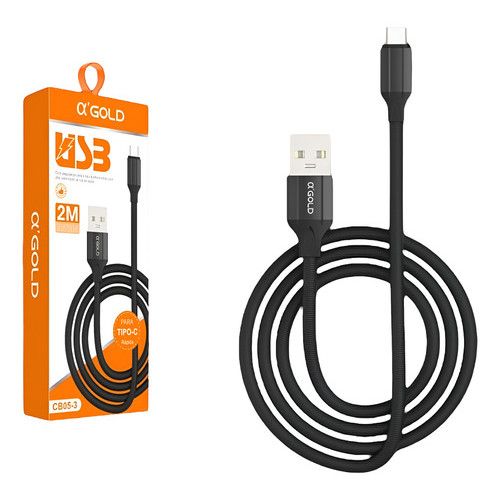 Cabo USB para Tipo C Carregamento Rápido Turbo Fast Charge Compatível iPhone 15 16 17 Pro Max Samsung Xiaomi Android