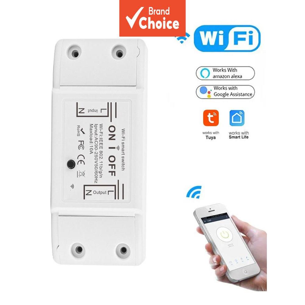 Interruptor Temporizador Universal DIY AXUS Sem Fio com Controle Remoto Compatível com Tuya Smart Life, Alexa e Google
