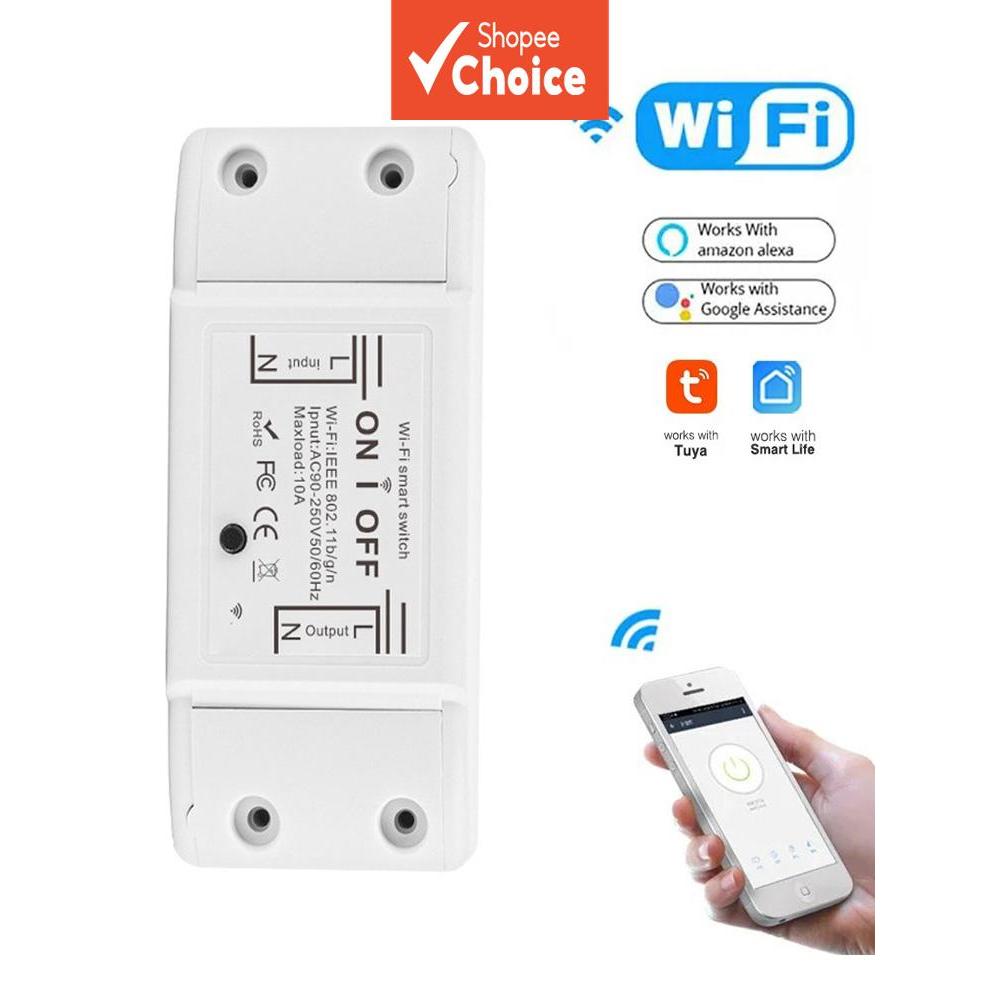 Interruptor de temporizador universal DIY AXUS com controle remoto sem fio, compatível com o aplicativo Tuya Smart Life,