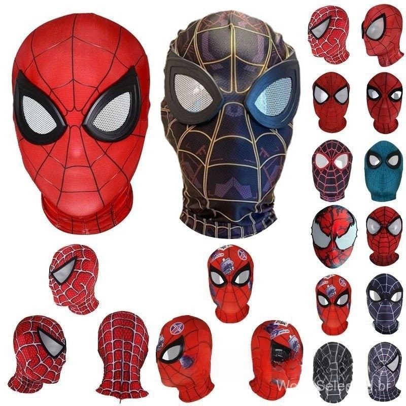 [ PRONTO PARA ENVIO ] Máscara Elástica do Homem-Aranha, Os Vingadores, Miles Morales, No Way Home HBAF