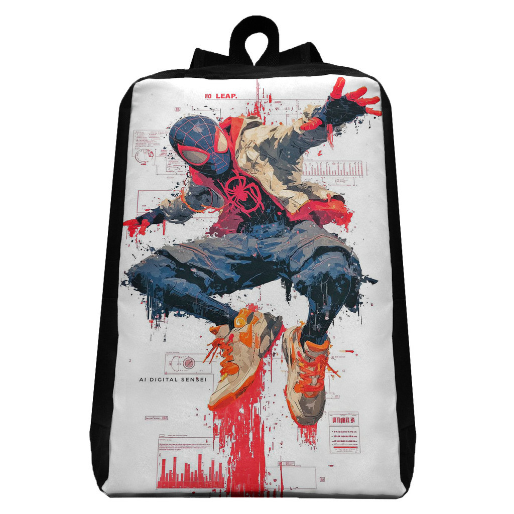 Mochila Miles Morales Homem Aranha Menina e Menino Infantil Volta às Aulas