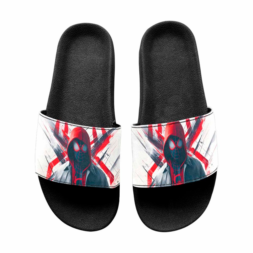 Chinelo Slide Adulto e Infantil Leve, Macio e Confortável Miles Morales