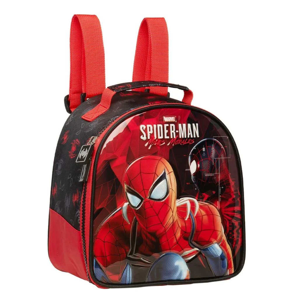 Lancheira Térmica Infantil Escolar Spiderman Homem Aranha  Miles Morales Xeryus 14924