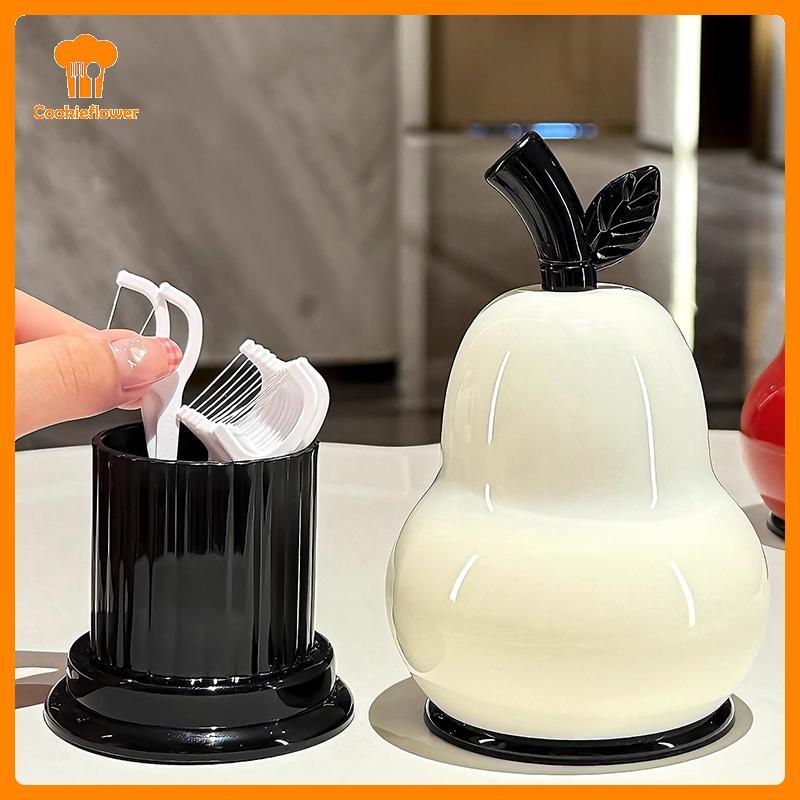 CKFR Luz Criativa Luxo Nova Caixa De Dente Doméstico Cotonete Armazenamento De Fio Dental High-end Frasco De Alto Valor