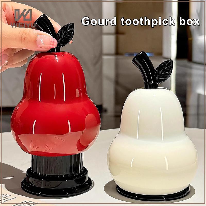 WEIYU Luz Criativa De Luxo Nova Caixa De Dente Doméstico Cotonete Armazenamento De Fio Dental High-end Frasco De Alto Va