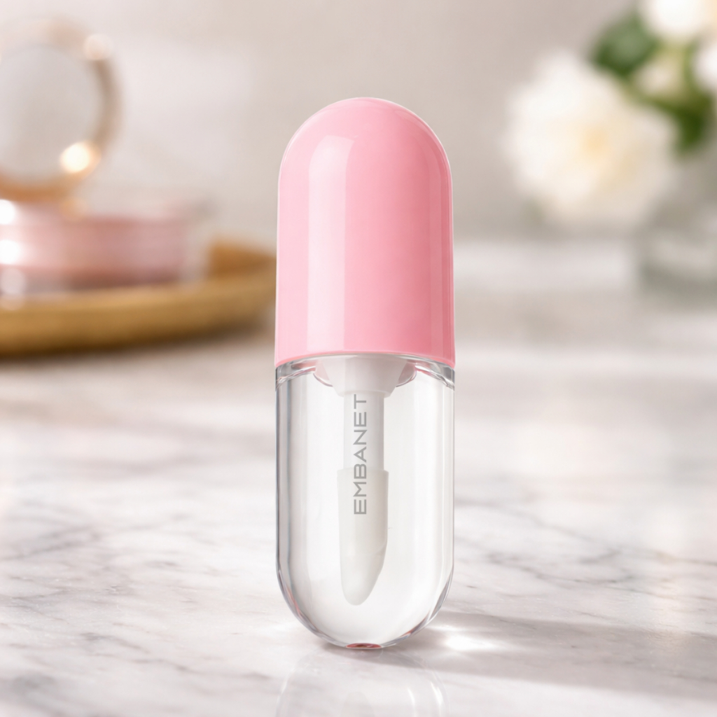 Frasco Mini Cápsula Gloss Blush Lip Oil Brilho 2ml Vazio Uso Profissional Salão de Beleza 50u