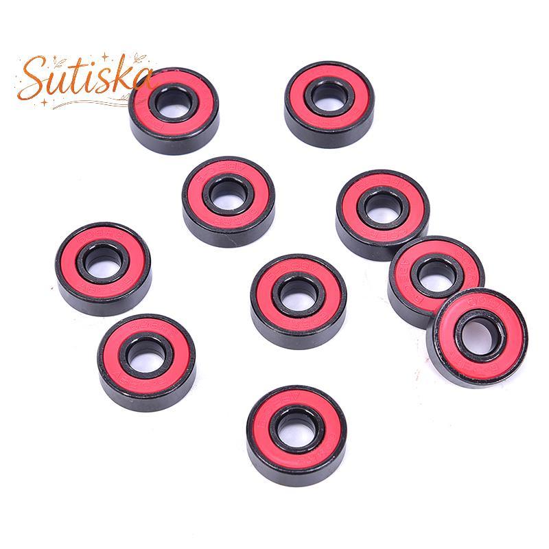 sutiska 10 Pçs/set 608 2RS Rolamento Rolamentos De Esferas Selados De Aço Com Sulco Profundo 608RS 608-2RS BR