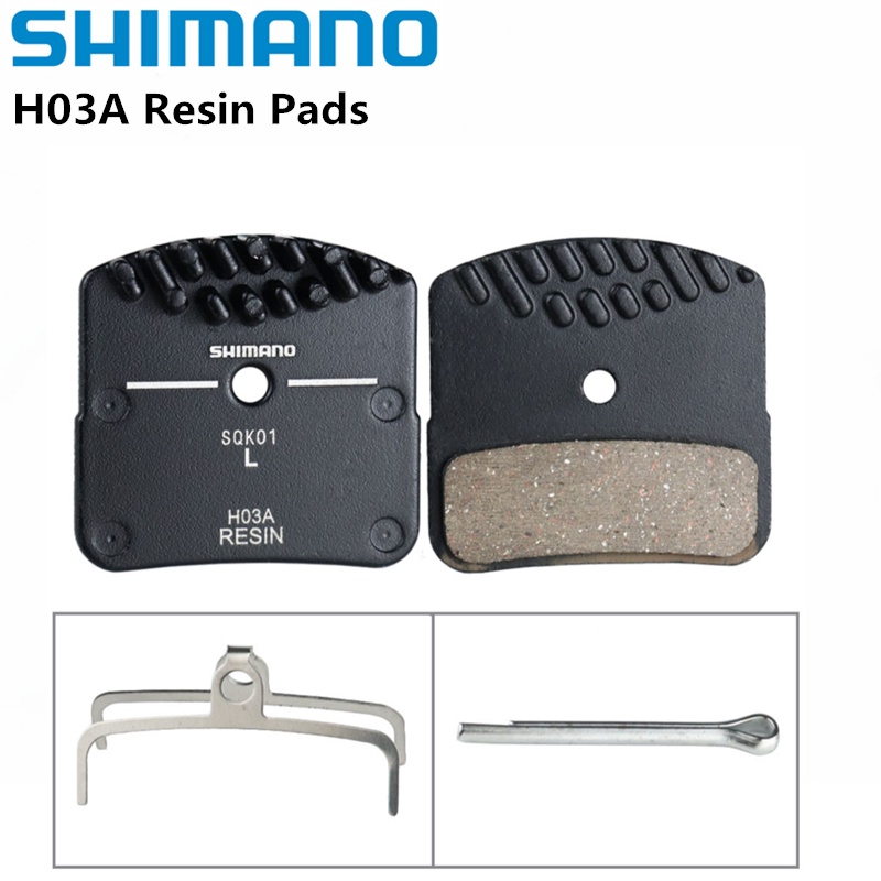 SHIMANO H03A Pastilhas De Resina Freio A Disco Para Saint Zee BR 4 Pistões M820 M640 M6120 M7120 M8120 M8020 M9120 Pasti