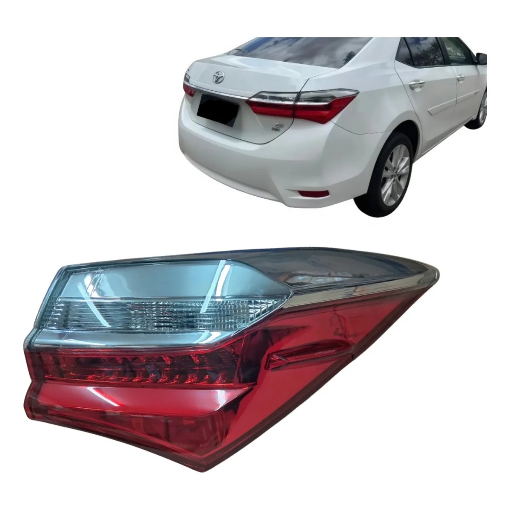 Lanterna Traseira Toyota Corolla 2018 2019 Canto C/ Led