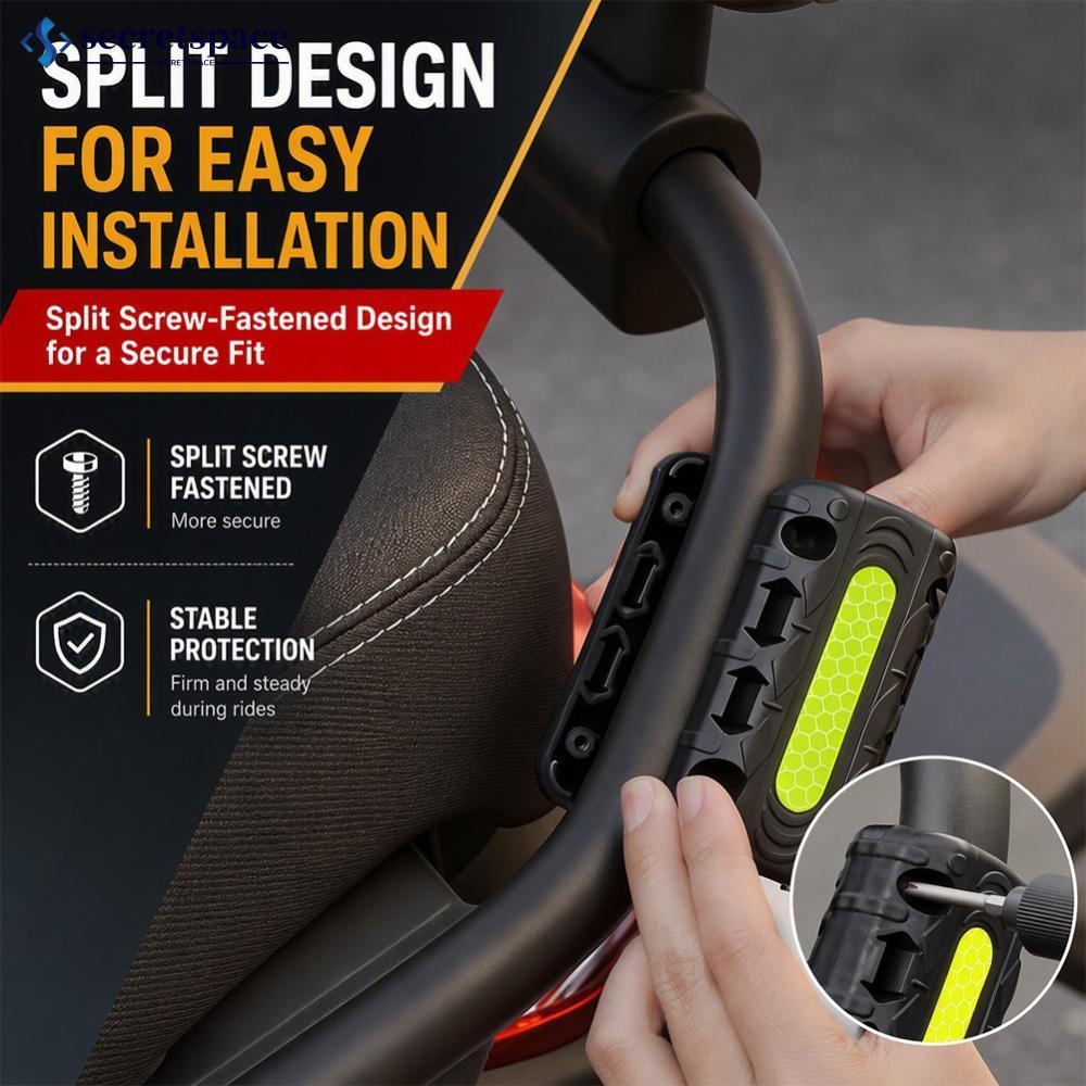SECRETSPACE Tira Reflexiva Motocicleta Pára-Choques Crash Pad Protetor Bloco Anti-Colisão Bicicleta Elétrica Scratch Gua